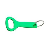 Aluminum Bottle Opener Key Ring - Green