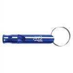 Aluminum Metal Whistle Key Chain -  