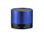 Aluminum Round Bluetooth Speaker - Metallic Blue