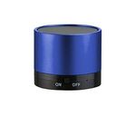Aluminum Round Bluetooth Speaker - Metallic Blue