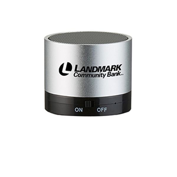 Main Product Image for Custom Printed Aluminum Round Bluetooth Speaker
