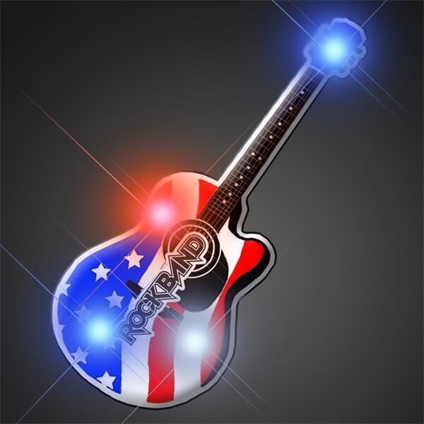 Main Product Image for American Guitar Flashing Pin