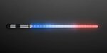 American Sword Saber with Red, White, and Blue LEDs - Red-white-blue