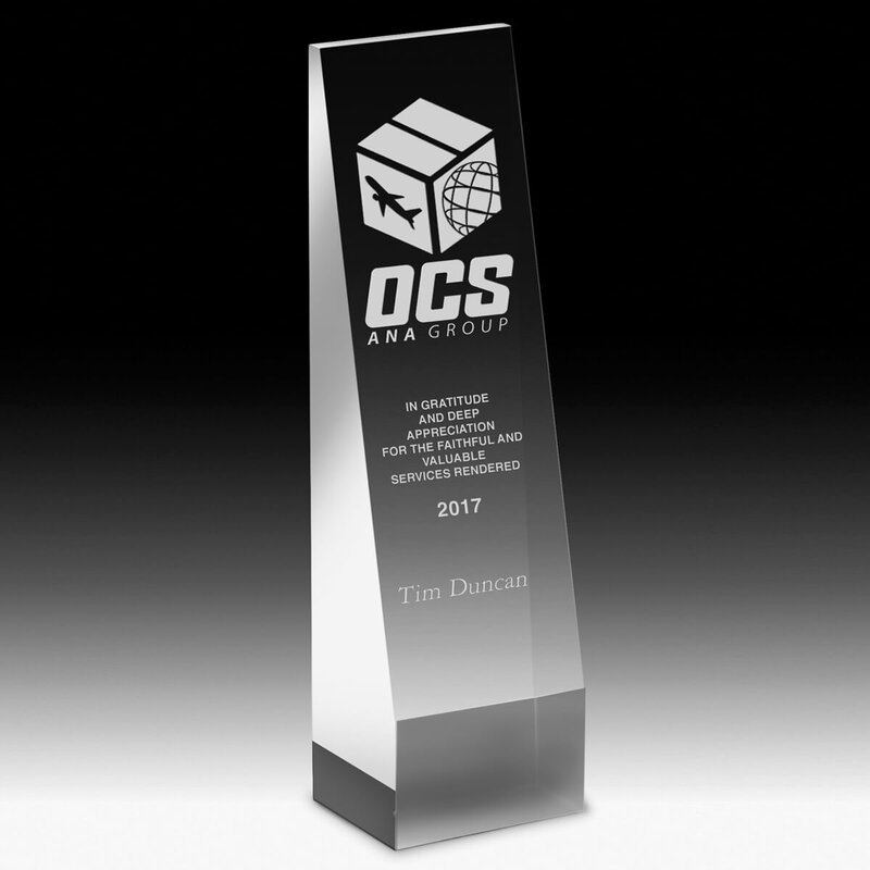 Main Product Image for 6" - Angled Obelisk Award - Laser