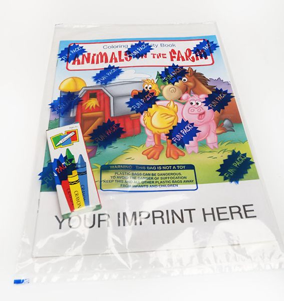 Main Product Image for Animals On The Farm Coloring And Activity Book Fun Pack