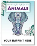 Animals Stress Relieving Coloring Book for Adults -  