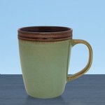 Antigua Reactive Glaze Mug - Willow Green