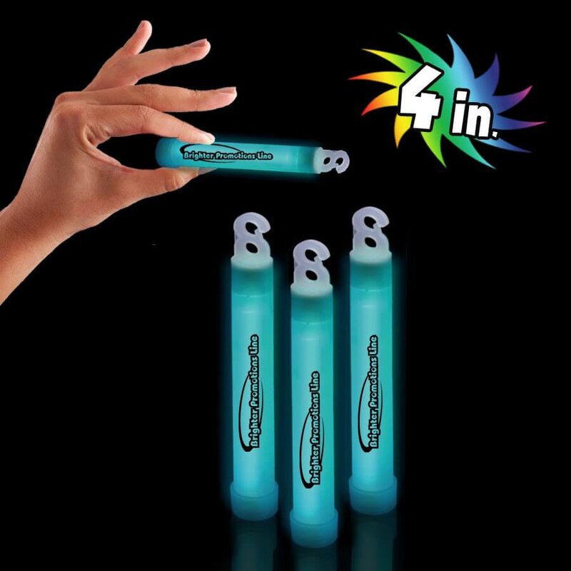 Main Product Image for Aqua 4" Premium Glow Sticks