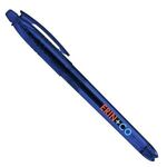Aqua Gel - Recycled P.E.T. Plastic Pen - ColorJet - Blue