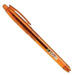 Aqua Gel - Recycled P.E.T. Plastic Pen - ColorJet - Orange