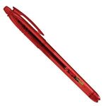 Aqua Gel - Recycled P.E.T. Plastic Pen - ColorJet - Red