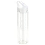 Arena 25 oz PET Eco-Polyclear Infuser Bottle with Flip-Up - Clear