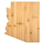Arizona State Shaped Bamboo Serving and Cutting Board - Brown