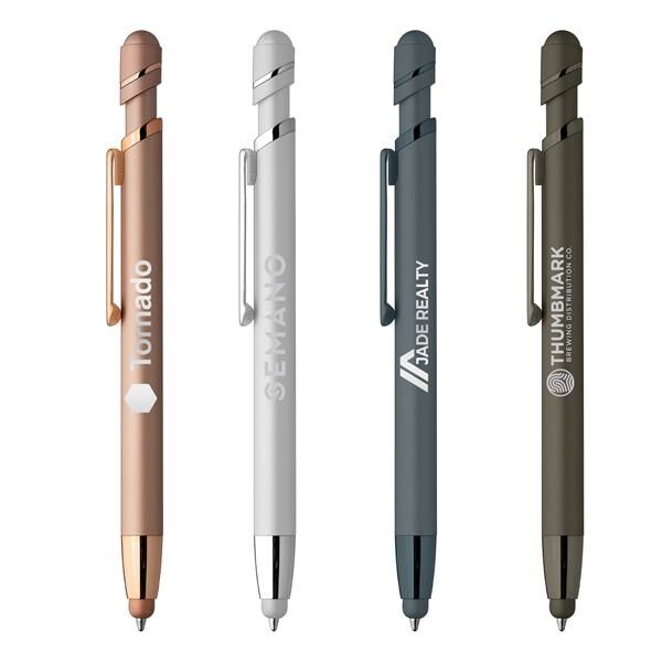 Main Product Image for Atlantic Softy Metallic Pen with Stylus - Laser