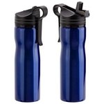 Atlas 25 oz Stainless Steel Bottle - Medium Blue