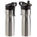 Atlas 25 oz Stainless Steel Bottle - Medium Silver