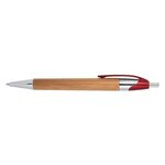 Atticus Bamboo Pen - Red