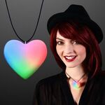 Aurora Heart LED Fashion Necklace -  