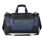 Austin Nylon Collection-Duffel Bag - Heather-navy-blue