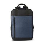 Austin Nylon Collection-Laptop Backpack - Heather-navy-blue
