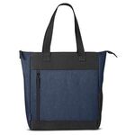 Austin Nylon Collection - Tote - Heather-navy-blue