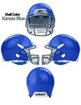 Authentic Miniature Football Helmet - Kansas Blue