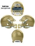 Authentic Miniature Football Helmet - Metallic Light Gold