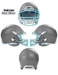 Authentic Miniature Football Helmet - Metallic Silver