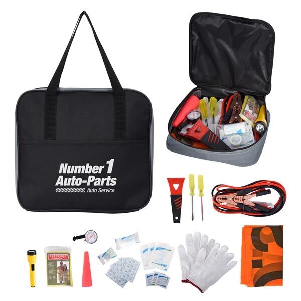Main Product Image for Custom Printed Auto Emergency Kit