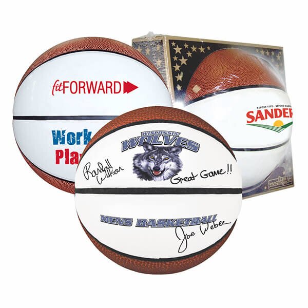 Main Product Image for Custom Printed Autograph Basketball - Full Size