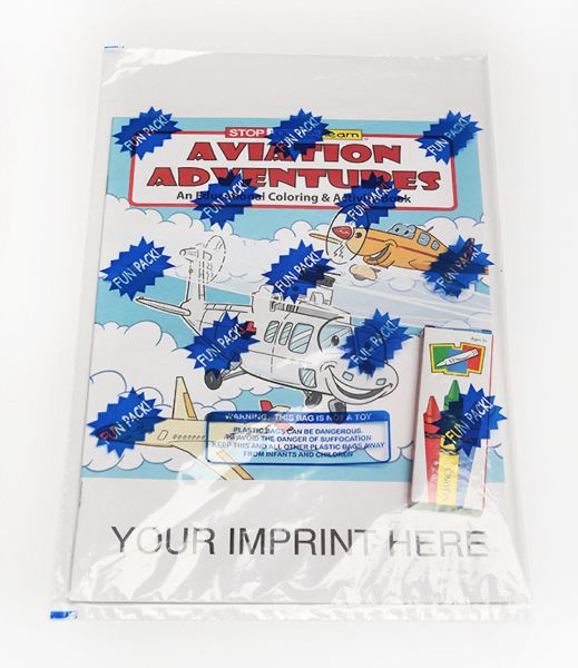 Main Product Image for Aviation Adventures Coloring And Activity Book Fun Pack