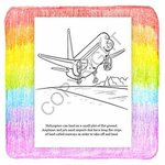 Aviation Adventures Coloring and Activity Book -  