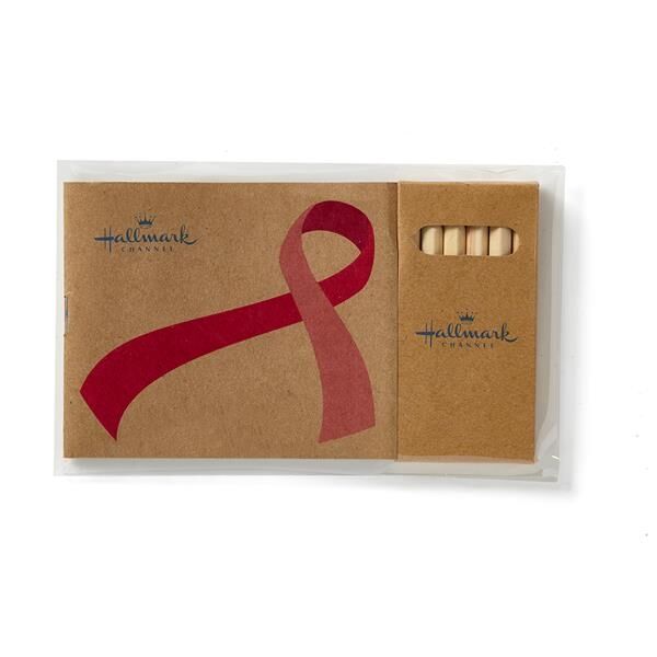 Main Product Image for Awareness Ribbon Adult Coloring Book & 6-Color Pencil Set