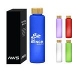 Buy Aws 20 Oz. Belle Glass Bottle With Bamboo Lid