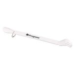 Backscratchers with Shoehorn and Chain - White