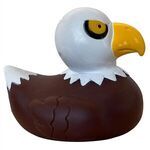 Bald Eagle Rubber Duck - Brown-white
