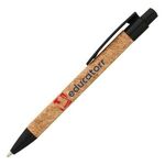 Bali Cork Pen with Wheat Plastic Trim - ColorJet -  