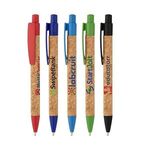 Bali Cork Pen with Wheat Plastic Trim - ColorJet -  