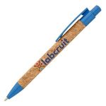 Bali Cork Pen with Wheat Plastic Trim - ColorJet -  