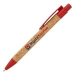 Bali Cork Pen with Wheat Plastic Trim - ColorJet -  