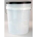 Ball Bucket  with plain lid -  