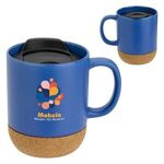 Balsamo 12 oz Ceramic Mug with Cork Base -  