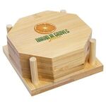 Buy Bamboo 4-Piece Coaster Set