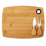 Bamboo Cheese Board Set