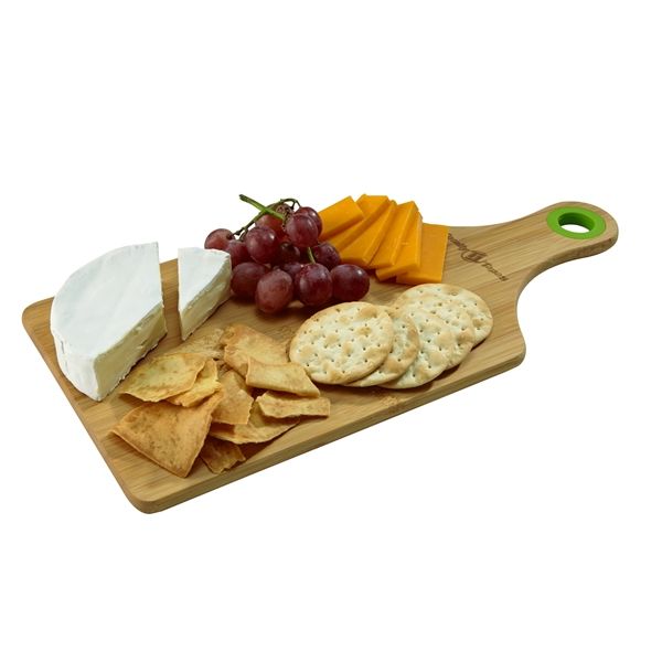 Main Product Image for Imprinted Bamboo Cheese Board & Silicone Ring
