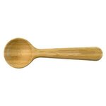 Bamboo Coffee Scoop with Built In Bag Clip - Brown