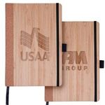 Bamboo Cover Cork Journal -  