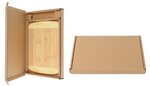 Bamboo Cutting Board With Gift Box - Brown