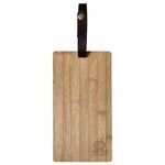Buy Custom Printed Bamboo Cutting Board With Leatherette Strap
