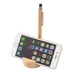 Buy Bamboo Magnetic Stylus Pen & Phone Stand
